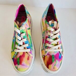 Betsey Johnson Multicolor Tie-Dye Sneakers